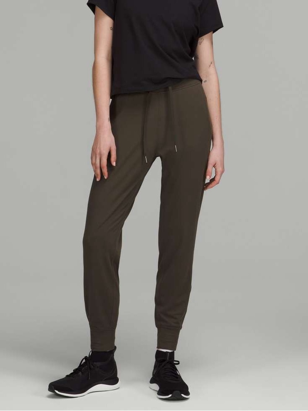Womens lululemon Olive Green Jogger Pants - Casual Drawstring Sweatpants